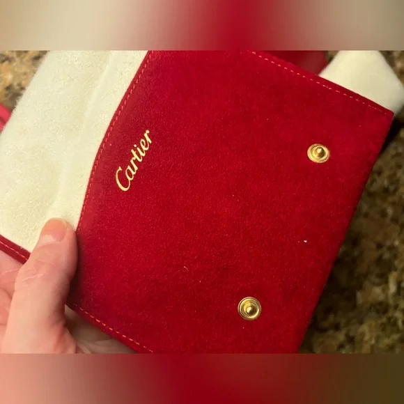 Cartier Red Tote Bag for Women - Picture 5 of 6